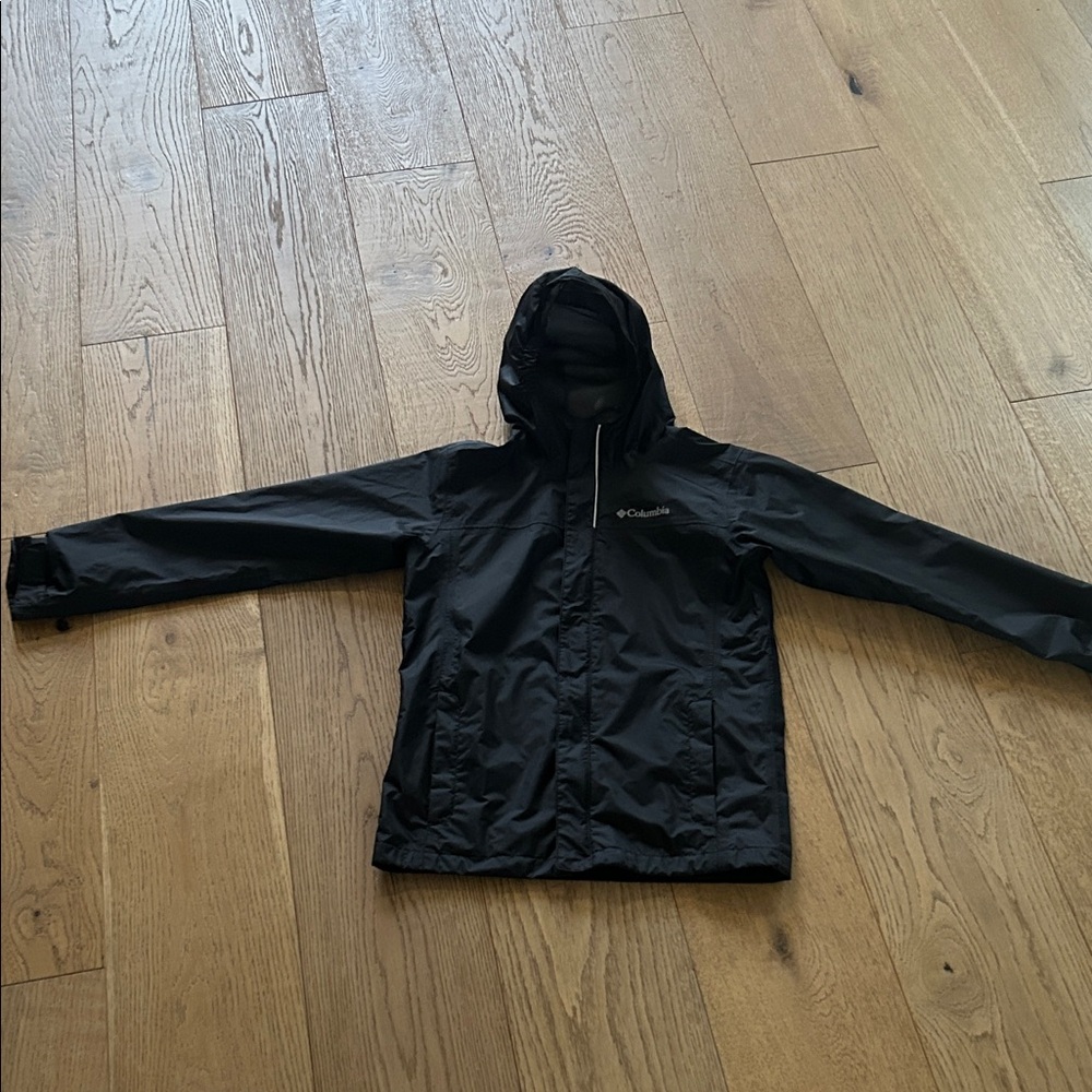 Columbia Kids Black waterproof Raincoat
